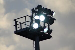 Ilustrasi Lampu Sorot
