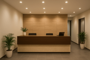 Resepsionis Kantor Modern