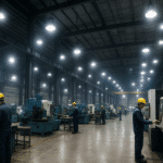 Checklist Pencahayaan Pabrik yang Sering Terlewat Interior pabrik modern
