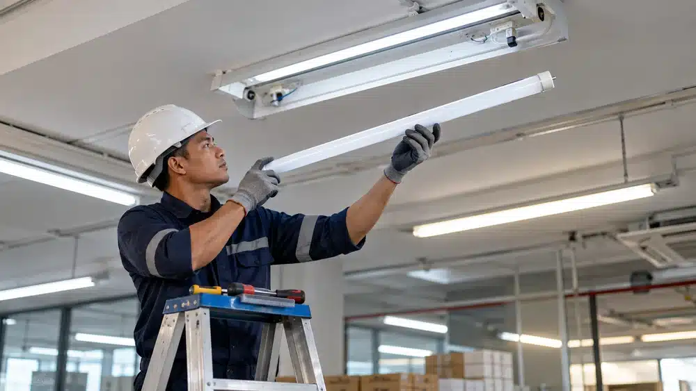 Sama-Sama Berukuran 1200 mm, Apa Perbedaan Philips MASTER LEDtube 10.5W, 15.5W, dan 18W? 3 Memasang Lampu Led