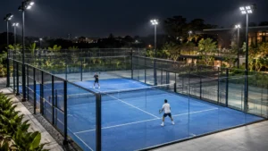 Penerangan Di Lapangan Padel